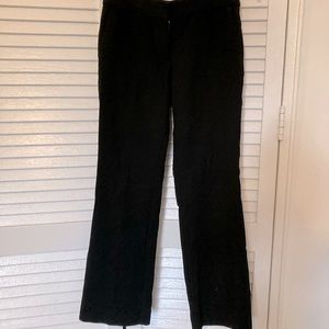 Ann Taylor Factory Outlet black slacks in sz 2P